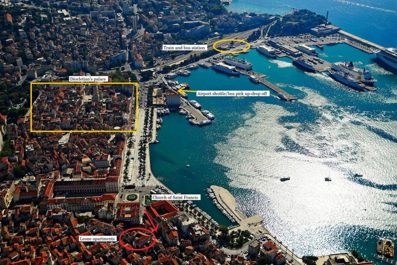 Luxury Apts Leone Split Centre Eksteriør billede